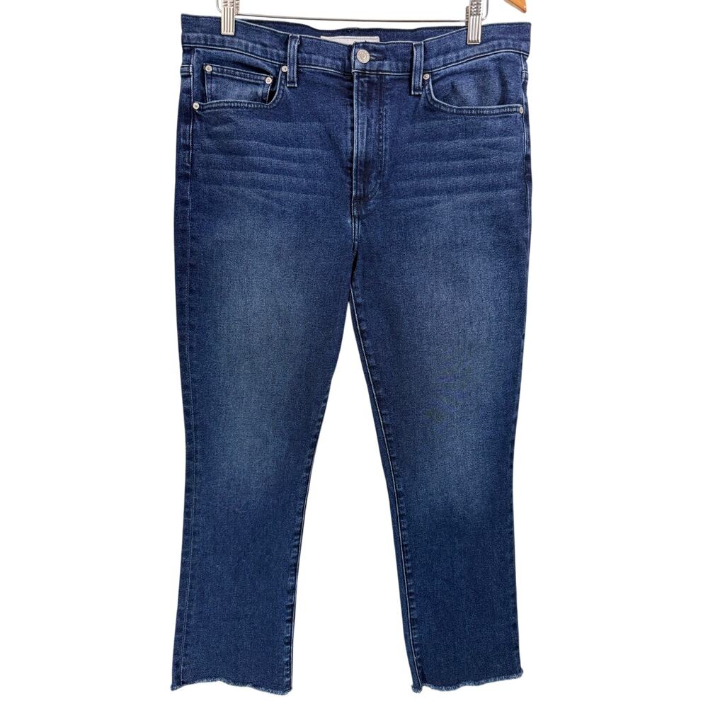 Frank & Eileen Cork Everyday Jean Rinse Cropped Raw Hem Straight Size 32 Classic - Picture 3 of 16
